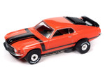 Auto World Tasca Ford (E. Prov., Rhode Island) - 1970 Ford Mustang Boss 302 (Red) Thunderjet HO Slot Car