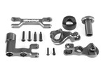 Traxxas 6061-T6 Aluminum Bellcrank Steering Assembly (Left and Right) (Gray-Anodized)