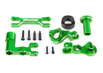 Traxxas 6061-T6 Aluminum Bellcrank Steering Assembly (Left and Right) (Green-Anodized)