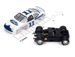 Auto World 2008 Ford Taurus Stock Car (White) Super III HO Slot Car