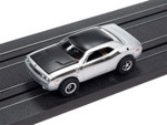 Auto World 2015 Dodge Challenger T/A (Silver) X-Traction HO Slot Car