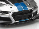 AFX 2022 Shelby Mustang GT500KR Silver/Blue Mega G+ HO Slot Car