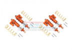 GPM Aluminum Front and Rear L-shape Piggy Back Spring Dampers 125mm for Maxx (Orange)