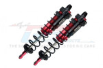 GPM Red Aluminum 6061-T6 Rear L-shape Emulation Piggy Back (Built-in Piston Spring) Adjustable Spring Dampers 143mm