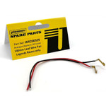 Pioneer Silicon Coated Lead Wires (140mm), Red & Black, Brass Ends