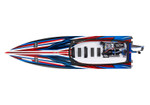 Traxxas Spartan SR VXL-6S Brushless 50+MPH RC Speed Boat COMBO w/6S & Dual Charger