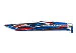 Traxxas Spartan SR VXL-6S Brushless 50+MPH RC Speed Boat COMBO w/6S & Dual Charger