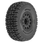 Pro-Line Mirage TT 2.2"/3.0" BELTED SC Tires Mounted on Raid Black 6x30 Removable Hex (12mm & 14mm) Wheels (2)