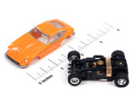 Auto World 1973 Datsun 240z (Orange) X-Traction HO Slot Car