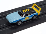 Auto World 1969 Dodge Daytona (Blue/Yellow) X-Traction HO Slot Car