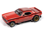 Auto World 1970 Dodge Challenger Ramcharger (Red) 4Gear HO Slot Car