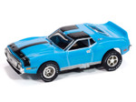Auto World 1971 AMC Javelin (Blue & Black) X-Traction HO Slot Car