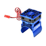 GPM Blue 6061-T6 Alloy Cooling Fan With 35mm Motor Heat Sink