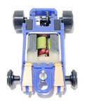 Viper Scale Racing (BLUE) Colored Chassis Viper built Super 7 “HB” Ready to Race HO Slot Car Chassis