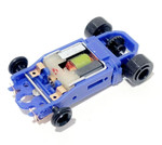 Viper Scale Racing (BLUE) Colored Chassis Viper built Super 7 “HB” Ready to Race HO Slot Car Chassis