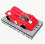 Viper Scale Racing (RED) VSPEC w/ V17 Body and Pinned Rear Axle Ready to Race HO Slot Car