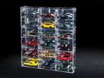 Auto World Six Car 1/64 Scale Interlocking Display Case