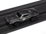 Auto World 1969 Dodge Charger (Charcoal) Thunderjet HO Slot Car