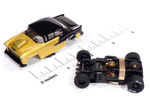 Auto World 1955 Chevrolet Bel Air (Metallic Gold & Black) X-Traction HO Slot Car