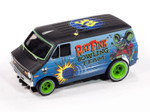 Auto World 1977 Dodge Van Rat Fink Flat (Flat Black & Blue) 4Gear