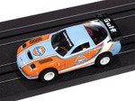 Auto World 2004 Chevy Corvette C5R (Gulf Orange & Blue Gulf livery) X-Traction HO Slot Car