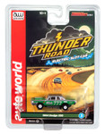 Auto World 1964 Dodge 330 Pro Stock (Green & Silver) Thunderjet HO Slot Car