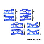 GPM 7075-T6 CNC (Blue) Aluminum Suspension Arms Set