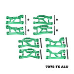 GPM 7075-T6 CNC (Green) Aluminum Suspension Arms Set