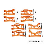 GPM 7075-T6 CNC (Orange) Aluminum Suspension Arms Set
