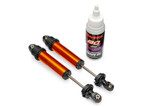 Traxxas Orange Aluminum GT-Maxx Rear Shocks (2)