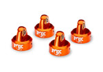 Traxxas Fox Orange Aluminum GTR Shock Caps (4)