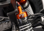 Traxxas Fox Orange Aluminum GTR Shock Caps (4)