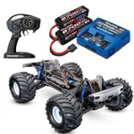 Traxxas X-Monster Chassis with Belted Tires RC Monster Truck Chassis Combo w/4S 6700mAh & Dual Charger