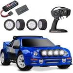 Traxxas Mini Rally VXL Brushless RTR RC Rally Car w/ID Lipo Battery & USB-C Charger with FREE Wheels & Tires