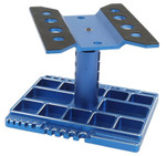 Integy Blue Universal 360 Car Stand Workstation for 1/10 & 1/8 Size (160x130x170mm)