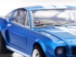 AFX 1966 Shelby Mustang GT350 Blue/White Stripes Mega G+ HO Slot Car
