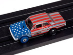 Auto World 1964 Ford Thunderbolt (Silver, White, Red & Blue) Thunderjet HO Slot Car