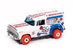 Auto World Ice Cream Truck (White, Red & Blue) Thunderjet HO Slot Car