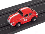 Auto World 1966 Volkswagen Beetle (Red) Thunderjet HO Slot Car