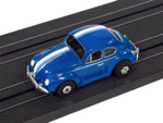 Auto World 1966 Volkswagen Beetle (Blue) Thunderjet HO Slot Car