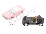 Auto World 1965 Ford Mustang (Pink) Thunderjet HO Slot Car