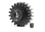Traxxas 20-Tooth Machined Pinion Gear (1.0 Mod) 5 mm Bore