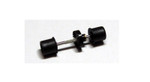 Bulldog HO Racing Rear Axle Complete with Black Hubs