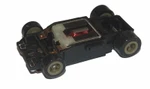 Bulldog HO Racing Turbo HO Slot Car Chassis with Gold Wheels