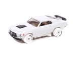 Auto World iWHEELS 1970 Ford Mustang Boss 429 Thunderjet HO Slot Car