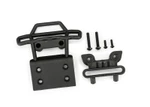 Traxxas Black Front Bumper and Bumper Mount