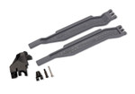 Traxxas Slate-Gray Battery Hold-Downs with Hardware (2)