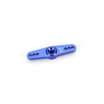 Integy Double-Sided Aluminum Servo Horn 24T for Hitec (Blue)