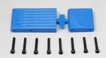 RPM Blue Front & Rear Bulkhead Braces for Traxxas T-Maxx & E-Maxx