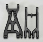 RPM Black Left Front or Right Rear Suspension  A-Arms for HPI Savage X, XL, Flux